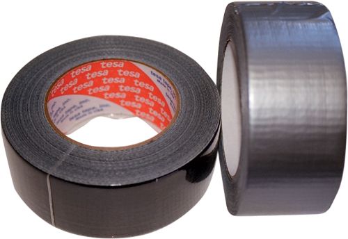 Cloth Coated Duct Tape Silver 75mm
