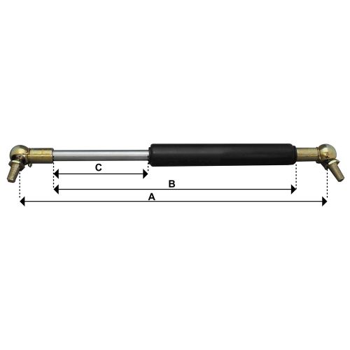 Gas Strut With Ball & Eye Ends