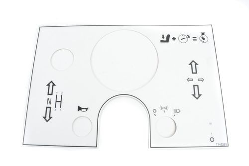 Terex Ta9 Dashboard Decal 55Kw Ss600 Rta Lights OEM Number: T145263