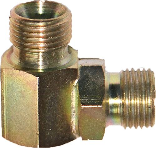 3/4" - 3/4" BSP Male/Male Equal Elbow Hydraulic Adaptor