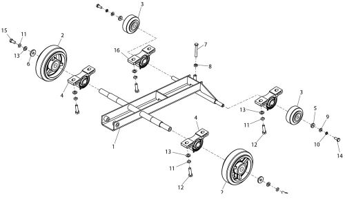 Belle Ranger 450 Axle