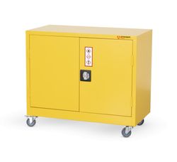 Hazardous Mobile Coshh Cupboard - 900 X 480 X 810mm