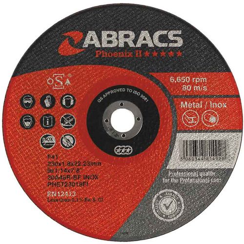 Thin Cutting Disc 125 X 1.0mm (10Pk)