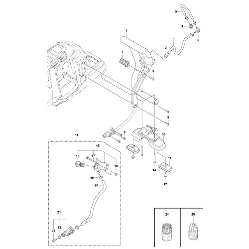 Husqvarna K1 Pace Front Handle