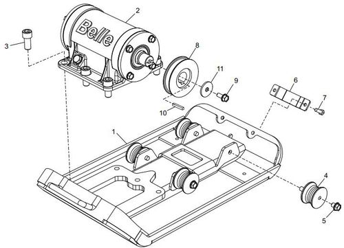 Belle PCX60A Baseplate