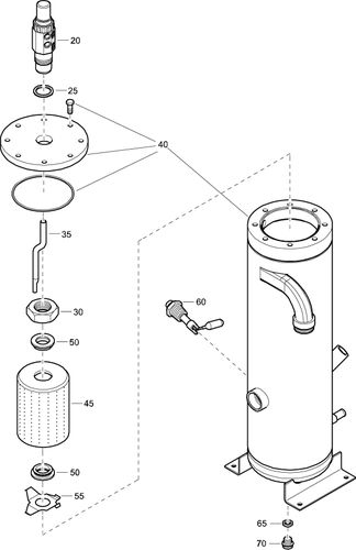 XAS47Dd(G) Vessel Assy For Asme