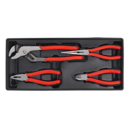 Pliers Set With Tool Tray 4Pc | Sealey Superline Pro