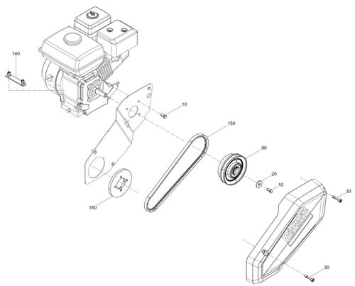 Wacker Neuson Bps1030B Drive System
