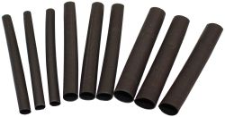 BLACK HEAT SHRINK TUBING: 3.2MM x 10MTR (HEL1554)
