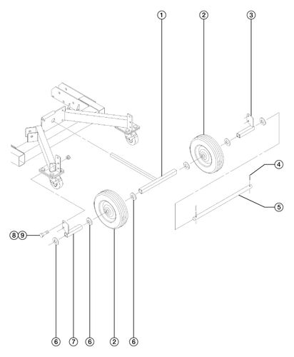 Genie Sla Rear Wheels