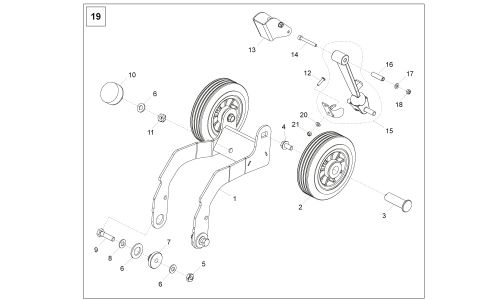 Belle PCLX 13/33 Transport Attachment Parts