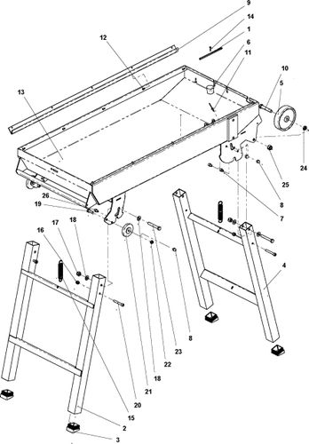 Husqvarna TS400F Lower Frame