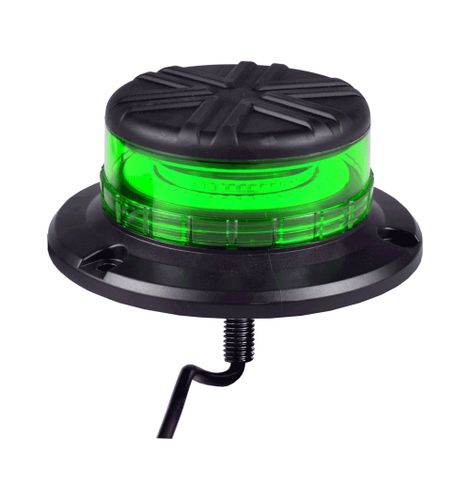 Micro Single Bolt LED Green Beacon