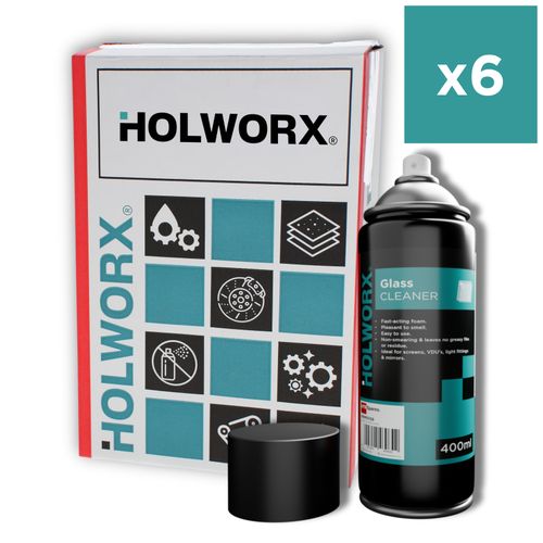 Holworx® Glass Cleaner 400ml Aerosols | Box Of 6