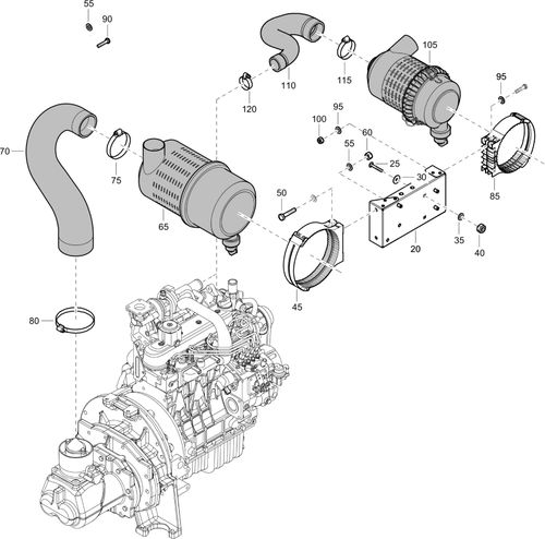 XAS68KD Air Inlet 1611719831-05