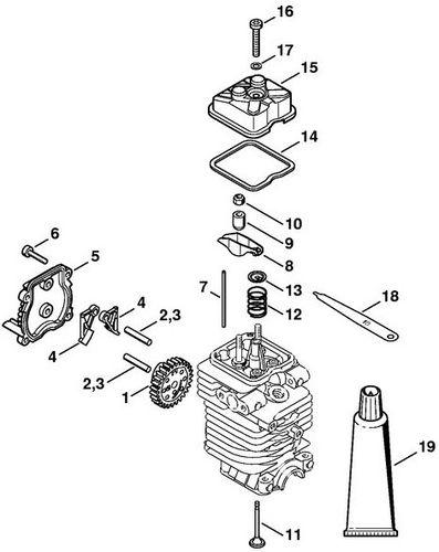 Stihl HL100 Valve Timing Gear