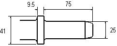 Round Shank Sullair Sk12/FL22 25 X 75mm Steels