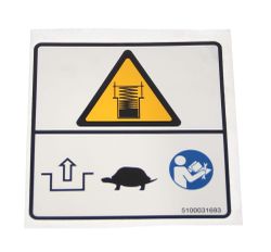 Wacker Neuson Compression Spring Label - OEM Number: 5100031693