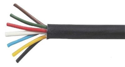 7 Core Trailer Cable Black