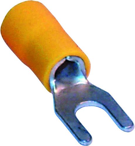 Yellow Fork Terminals 4.0mm | 100 Pack