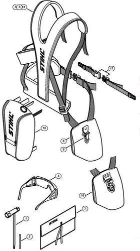 Stihl FS490C-EM Tools & Harness Parts