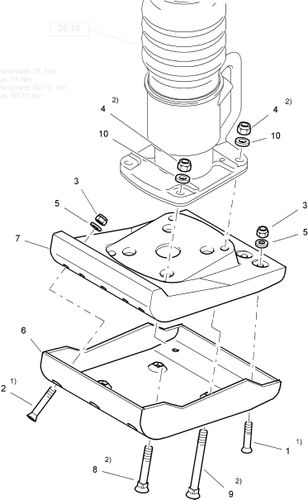 X25-Foot Plate 240mm