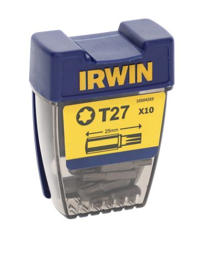 Irwin Torx Screwdriver Bits T27 (Pack 10)