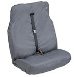 Double Seat Cover - Black