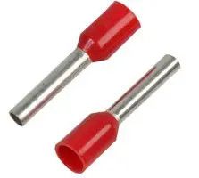 Insulated Bootlace Ferrules 1.5mm Red | Pack Of 100