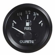 12V Illuminated Fuel Gauge With Sender