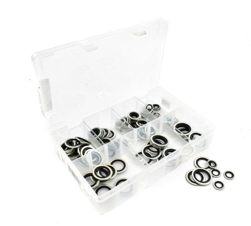 Metric Dowty Washers/Bonded Seals | Assortment Box Of 90