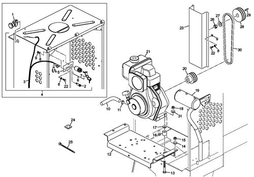 Belle XT Premier Engine Assembly Yanmar >Oct 2001