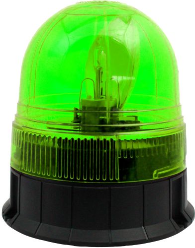 Green 1 Bolt Rotating Beacon 12/24V