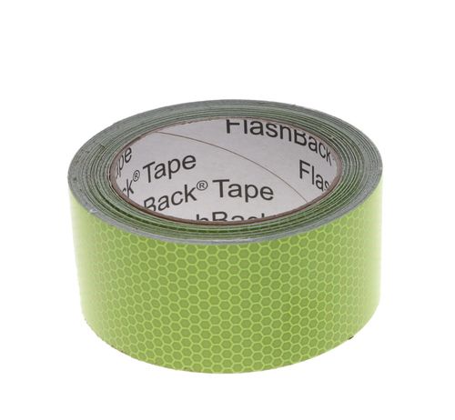 Hi Viz Yellow Prismatic Reflective Tape 50mm X 10M