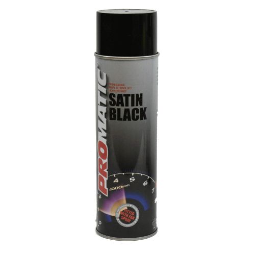 Black Satin Paint - 500ml Aerosol