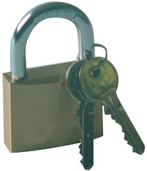 30mm Padlock | Brass | 2 Keys