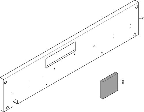 XAS90 Dd Side Panel For Compressor With Generator Kit