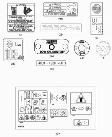 Wacker BS50-4s Wm90 Labels