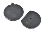 BENFORD BARFORD JCB STYLE NEUSON TEREX THWAITES BRAKE PAD ROUND PAIR BUDGET (HTL0019)