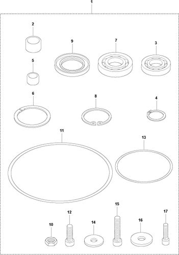 Husqvarna LT5005 Transmission Repair Kit