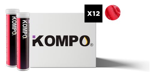 Longlife Red Lithium Complex EP2 Grease 400G (Box 12 Cartridges)