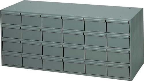 24 Drawer Steel Unit