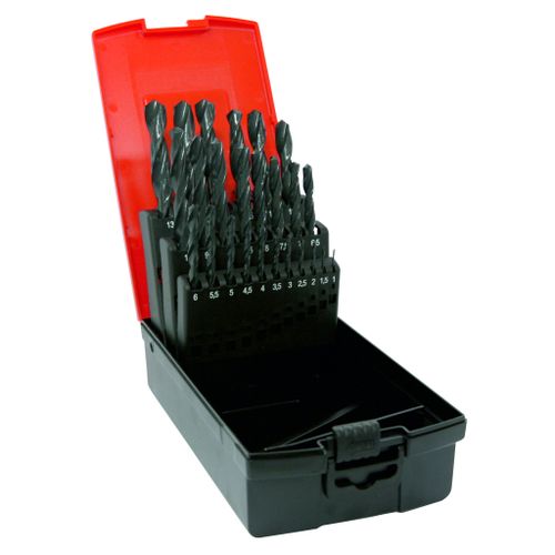 25PC Metric Hss Drill Set (1mm - 13mm)