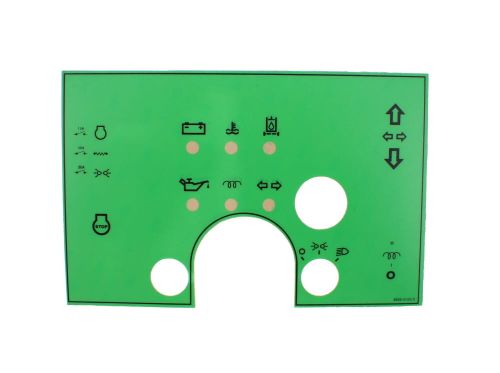 Terex Dash Decal - Rta Lights - OEM Number: 8002-2125