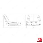 P2 Dumper Pan Seat (HTL0146)