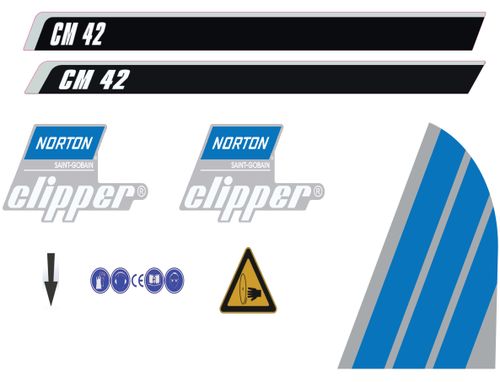 Clipper CM42 Sticker Kit