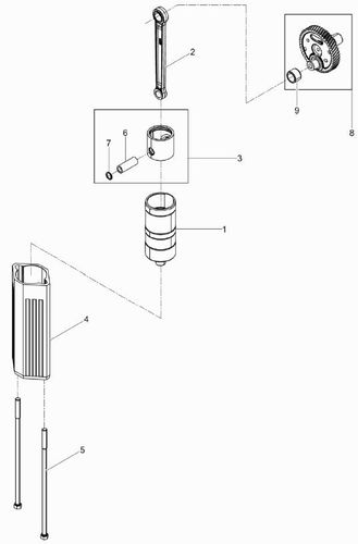 Wacker BH23 Cylinder Guide