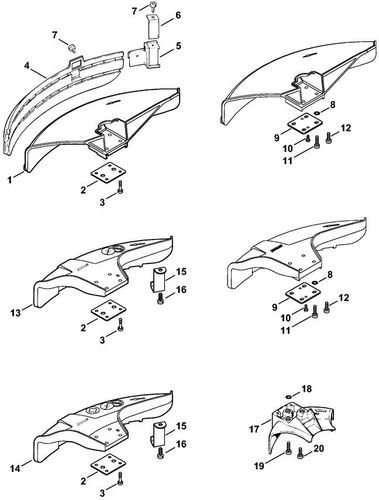 Stihl FS100 Guard Deflector Parts