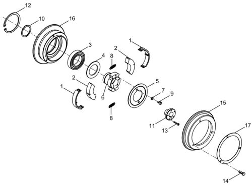 DPU2540H Clutch