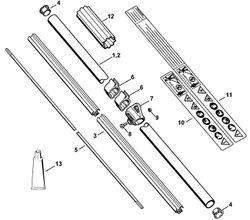 Drive Tube Assembly 25.4mm/1"